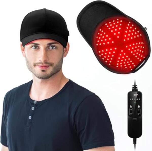 Rödljuskeps med 176 LED – För Hårtillväxt & Mot Håravfall - Bild 3
