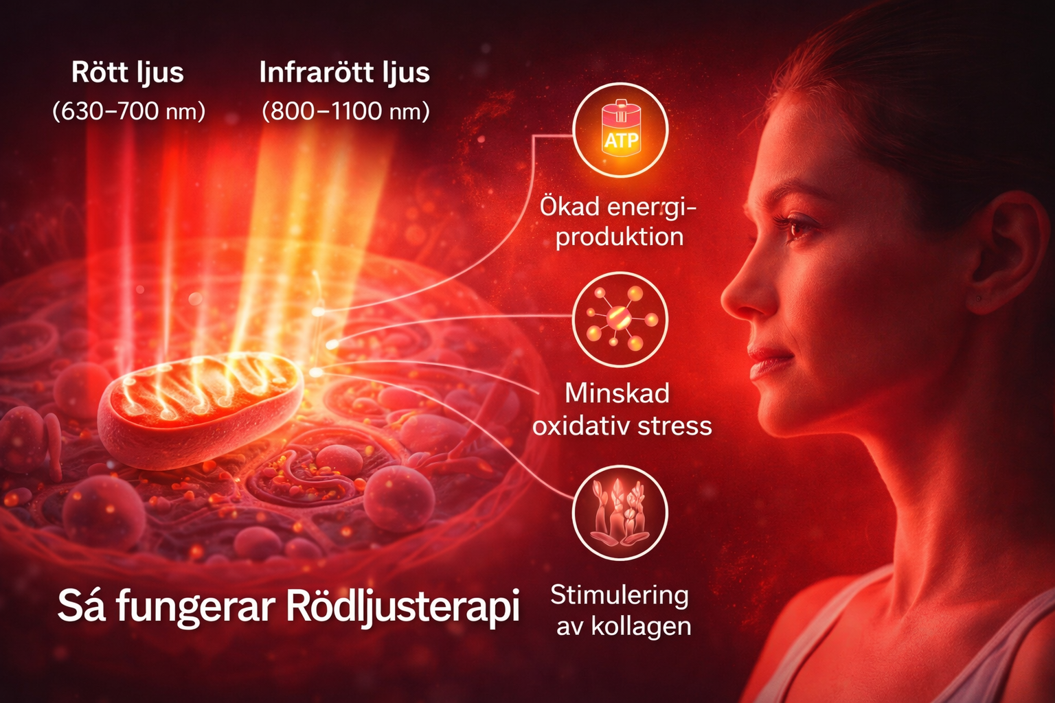 Fördelar med rödljusterapi